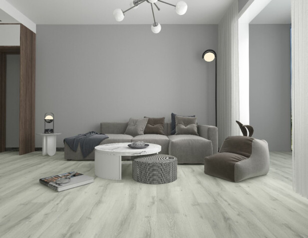 Vinyylilankku Habitas Flooring Biondo, jäykkäydin, askeläänieriste