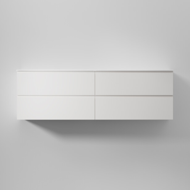 Allaskaappi INR Core Grip 160 D, 1600x454mm, Pure White