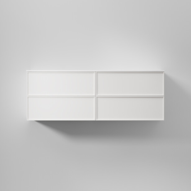 Allaskaappi INR Core Sense 140 D, 1400x456mm, Pure White