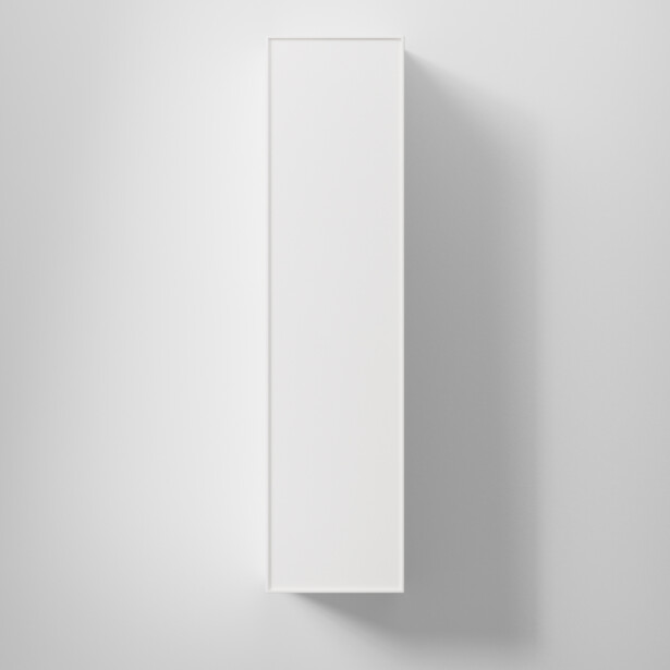 Korkea kaappi INR Sense 40/40, 400x405mm, Pure White, 4 hyllyä, 2 laatikkoa, oikea