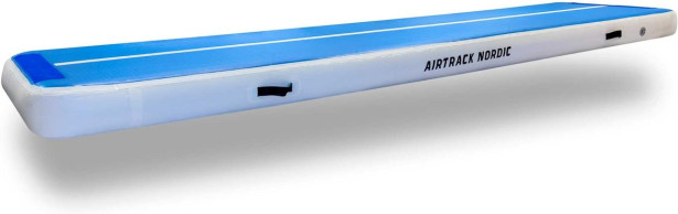 Ilmavolttipatja Airtrack Nordic Deluxe, sininen, eri kokoja