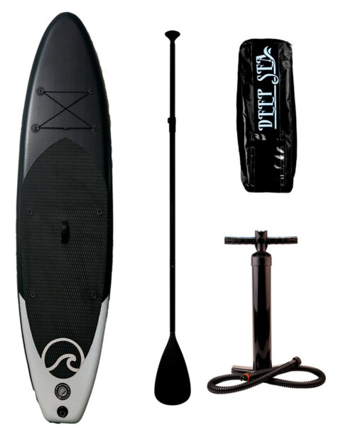 SUP-lautasetti Deep Sea Pro, ilmatäytteinen, 300cm, 15 PSI, musta