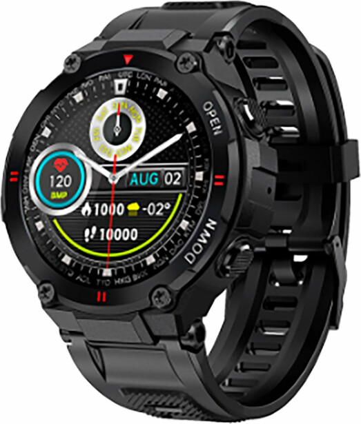 Älykello Kuura Smart Watch Tactical T7 V2, musta