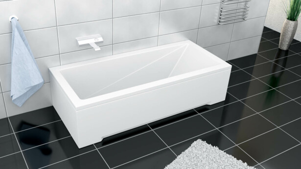 Kylpyamme Interia Modena 150, 149 l, 1500 x 700 mm, Verkkokaupan poistotuote