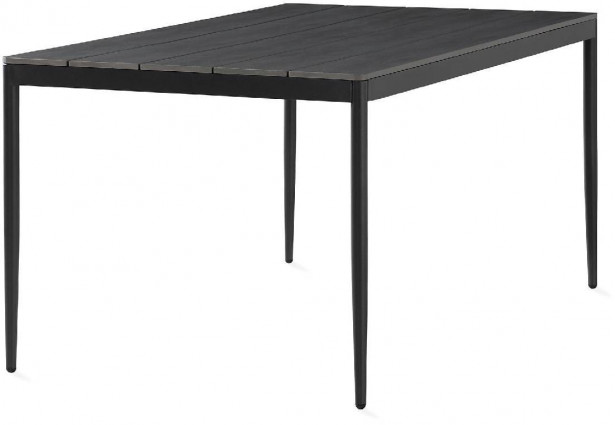 Ruokapöytä Zaide, 150cm, 4-istuttava, musta