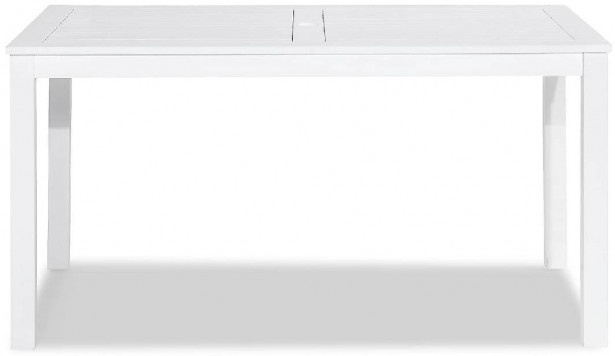 Ruokapöytä Lidö, 150cm, 4-istuttava, valkoinen