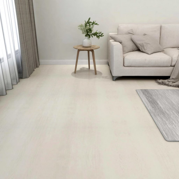 Itsekiinnittyvä lattialankku 55kpl PVC 5 11m² beige