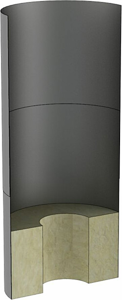 Yläpohjan lisäeriste Jeremias, 150mm, takkapiipulle, Verkkokaupan poistotuote