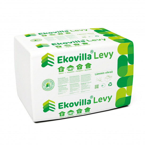 Puukuitueriste Ekovilla Levy, 75 mm