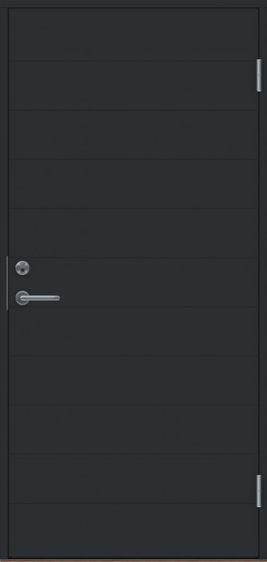 Ulko-ovi umpi Swedoor Basic B0070, tummanharmaa