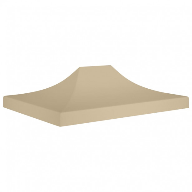 Juhlateltan katto 4 5x3 m beige 270 g neliömetri