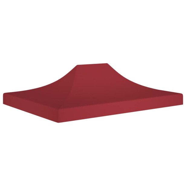 Juhlateltan katto 4 5x3 m viininpunainen 270 g neliömetri