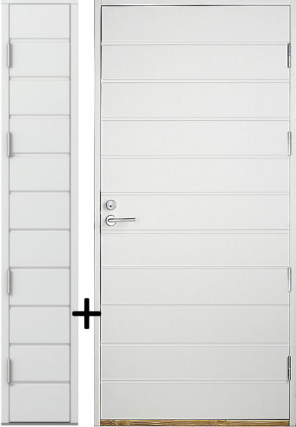 Ulko-ovi Kaskipuu UO7 Thermo, mittatilausovi + levike CLA5/CLK5 Thermo M5