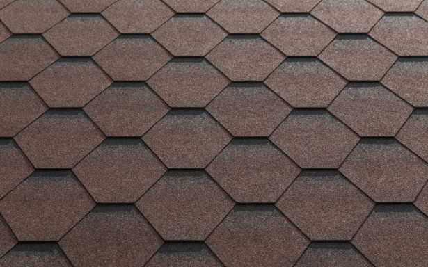 Kattohuopa Katepal Katrilli, kaarnanruskea, 3m2/pkt