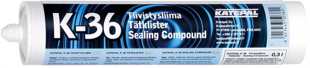 Tiivistysliima Katepal K-36, 0.3l patruuna