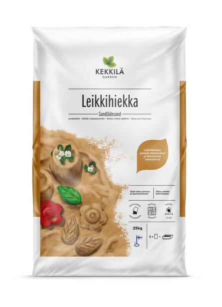 Leikkihiekka Kekkilä, 42 säkkiä x 25 kg/lava, punertava