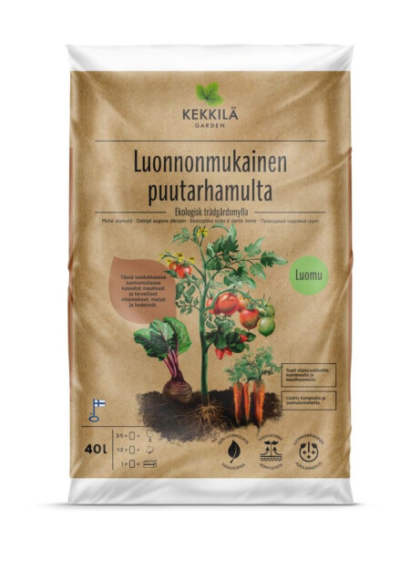 Luonnonmukainen puutarhamulta Kekkilä, 70 säkkiä x 40 litraa/lava, 2800 litraa