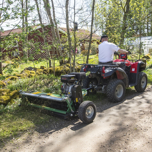 Niittomurskain Kellfri mönkijälle, 120cm, luukulla, kaksoisvedolla