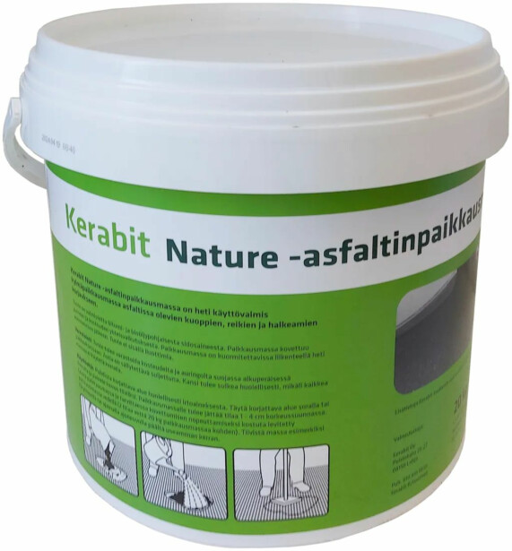 Asfaltinpaikkausmassa Kerabit Nature 20 kg 
