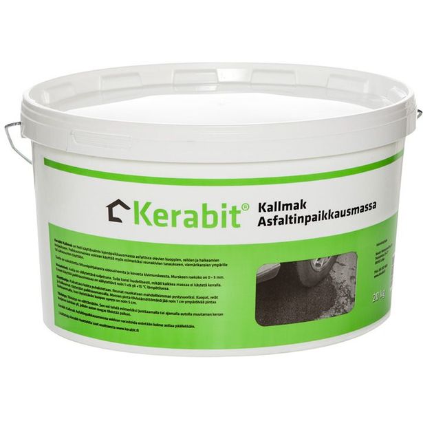 Asfaltin paikkausmassa Kerabit Kallmak, 20kg