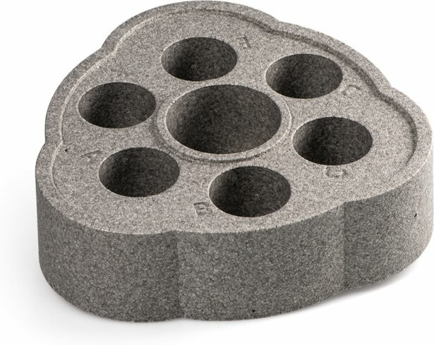 Kelluva juomateline Kirami Tubbar 2, harmaa
