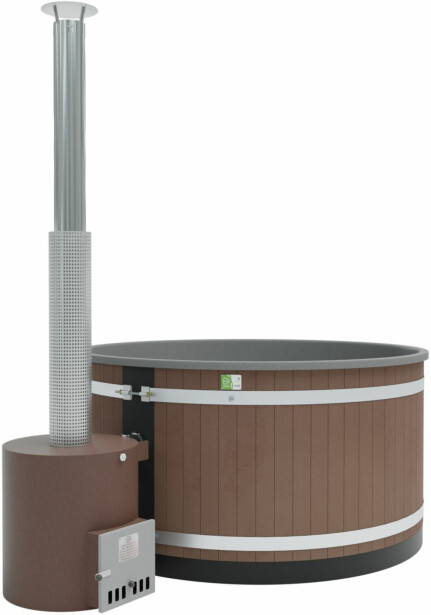 Kylpytynnyri Kirami Comfort Family L Tube, 6-8 hlöä, EP Mocca/LightGray