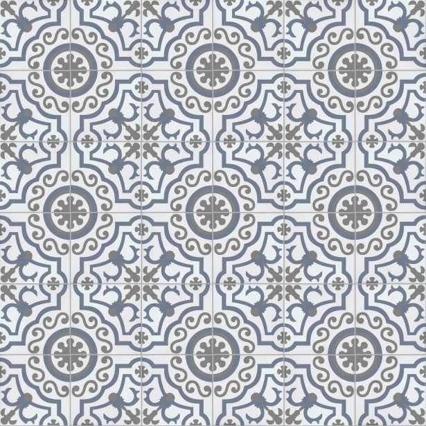 Kuviolaatta Kymppi-Lattiat History Jugend Alhambra Decor, himmeä, 250x250mm