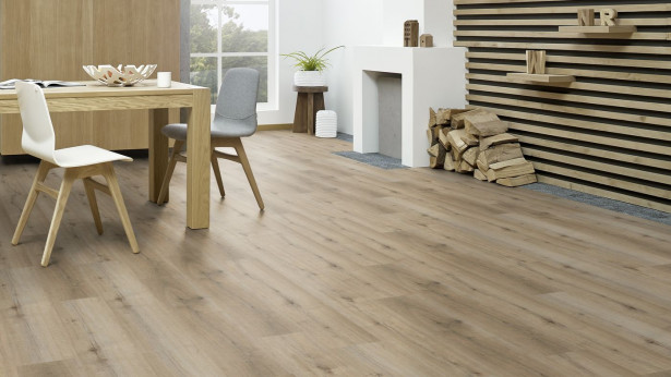 Vinyylilankku DomusFlooring PowerStep 9000, Tekapon tammi, 4,5x184x1220mm