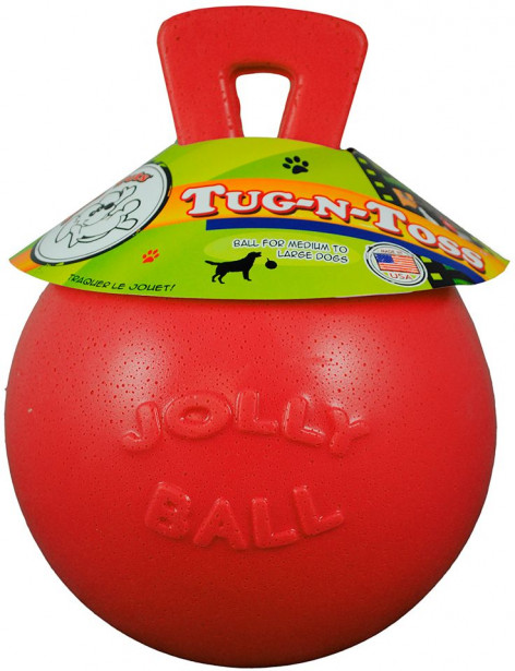 Koiranlelu Jolly Ball Tug n Toss 20cm Punainen