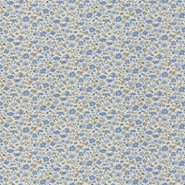 Tapetti Långelid/Von Brömssen Floral Dance, sininen