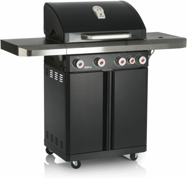 Kaasugrilli Landmann Rexon Cook PTS 4.1, 4 poltinta, sivukeitin