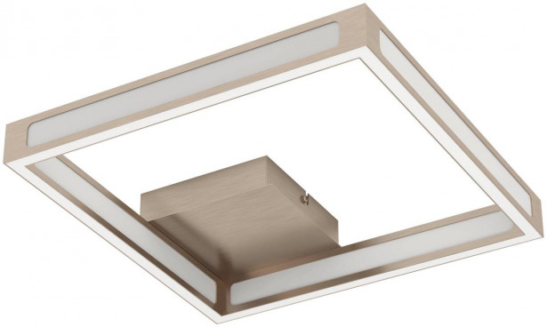 LED Kattovalaisin Eglo Altaflor 31,5x31,5cm harjattu teräs