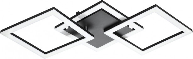 LED Kattovalaisin Eglo connect z Paranday z 32 4W 65x31x6cm musta valkoinen