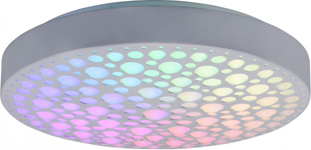 LED-kattovalaisin Trio Chizu RGBW eri värejä