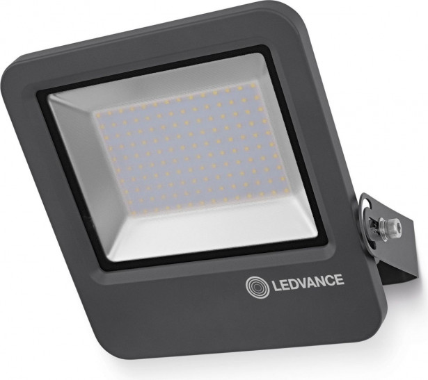 LED-valonheitin Ledvance Endura Flood 100W, 4000K, tummanharmaa