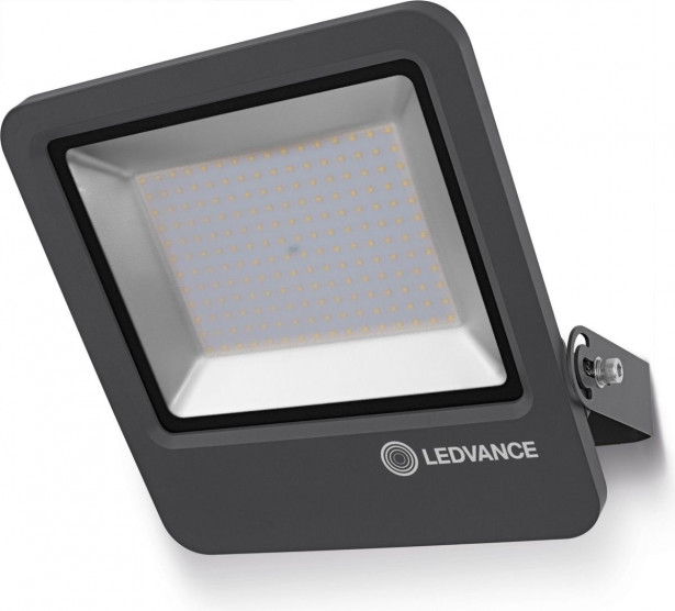 LED-valonheitin Ledvance Endura Flood 150W, 4000K, tummanharmaa