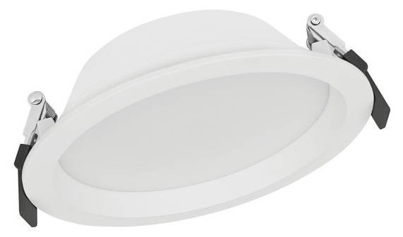 LED-alasvalo Ledvance DN150, Ø160mm, 4000K, IP44, valkoinen