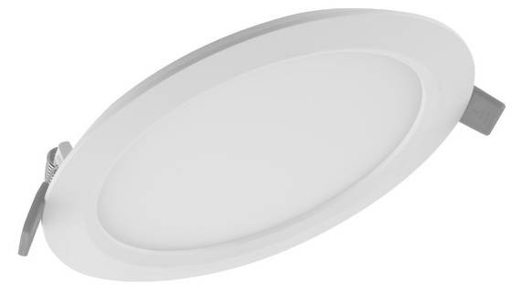 LED-alasvalo Ledvance Slim DN105, Ø118mm, 3000K, valkoinen