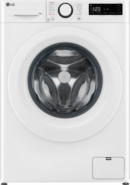 Edestä täytettävä pesukone LG F4Y5VYP3W 1400rpm 9kg