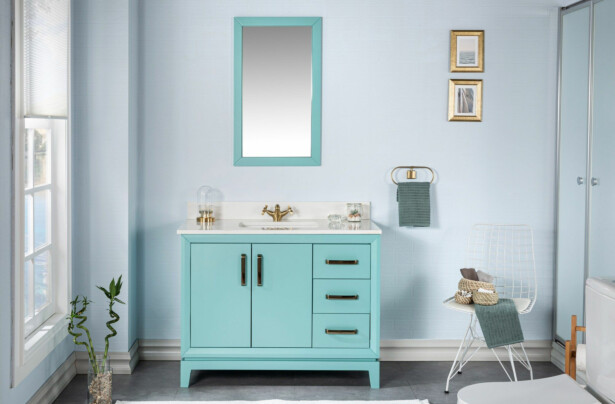 Kylpyhuoneryhmä Linento Bathroom Michigan 42 Turquoise peili