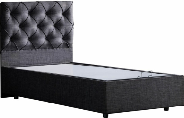 Sänky Linento Furniture Eylul Bb 100x200cm antrasiitti