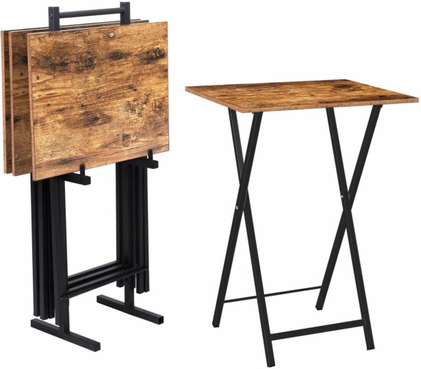 Apupöytä Linento Furniture Versa 4, ruskea