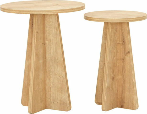 Pöytäsarja Linento Furniture Mushroom safiiri/tammi