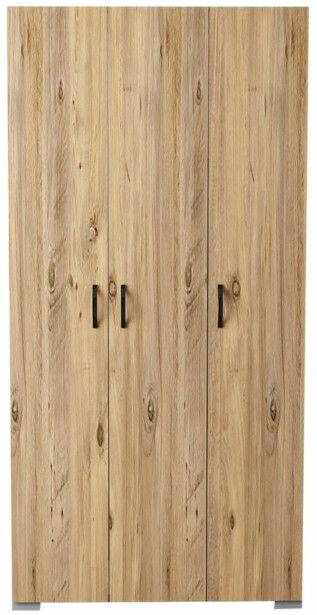 Vaatekaappi Linento Furniture Feraye 3 Kapakli, ruskea
