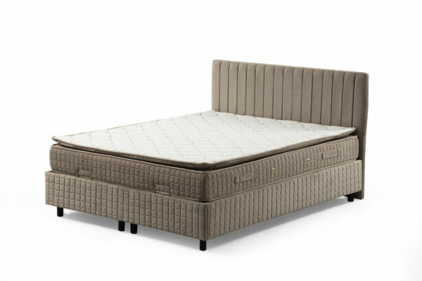 Sänkypaketti Linento Furniture Safir 2, 160 x 200 cm, ruskea