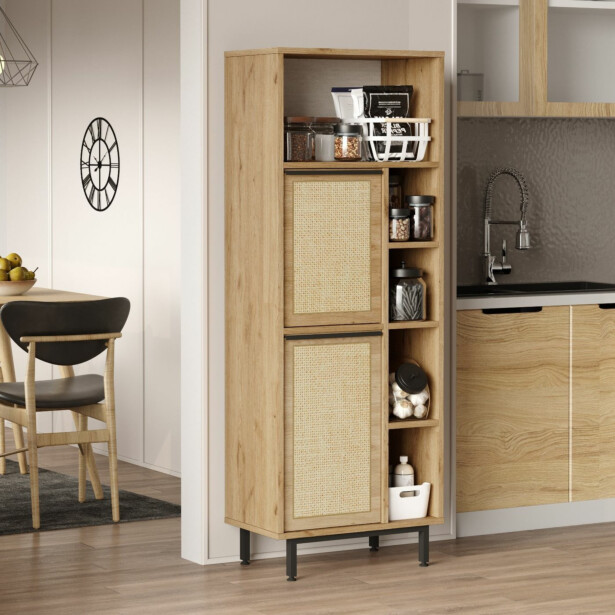 Keittiön kaappi Linento Furniture ON10A-SU, ruskea
