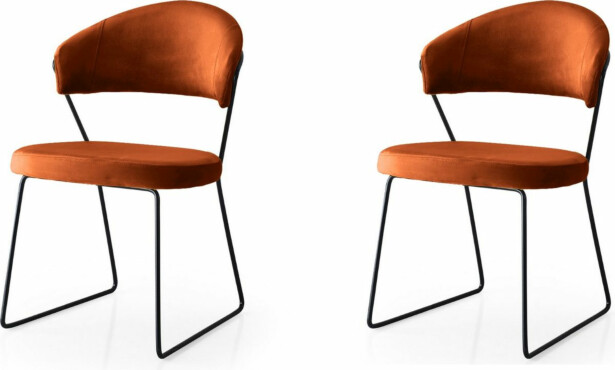 Tuolit Linento Furniture MN-887 V2 2kpl tiilenpunainen