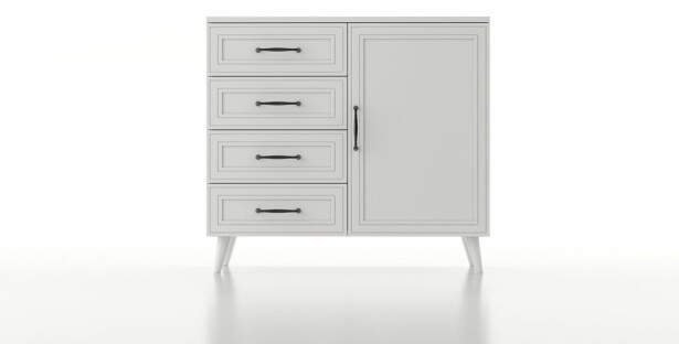 Lipasto Linento Furniture Henna 1702 valkoinen