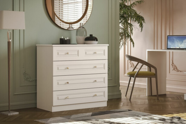Lipasto Linento Furniture Inci 1802 valkoinen