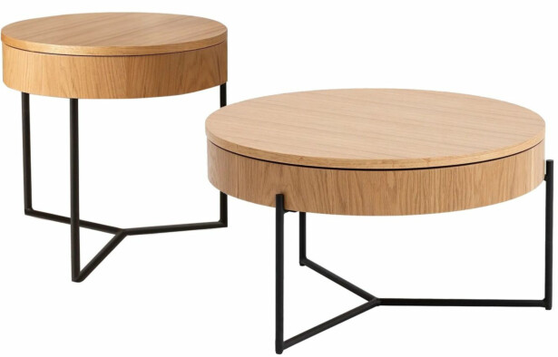Sohvapöytä Linento Furniture Islo 2-osainen natural